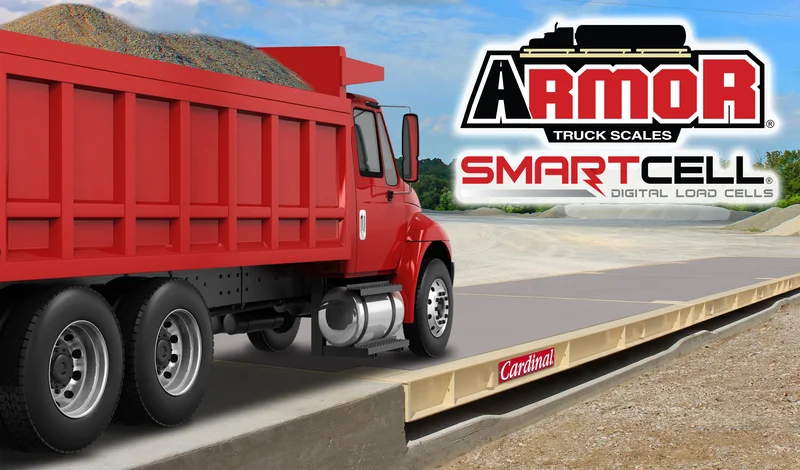 ARMOR Concrete Deck Truck Scales with Digital SmartCells