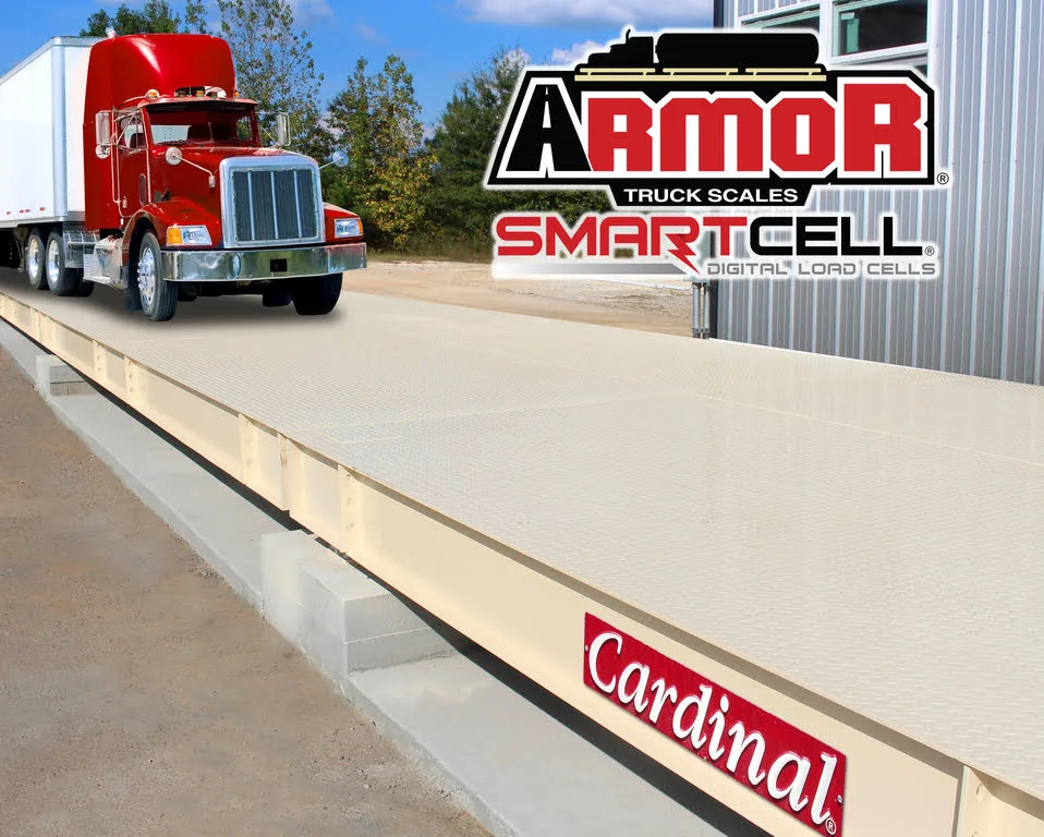 ARMOR Steel Deck Truck Scales with Digital SmartCells