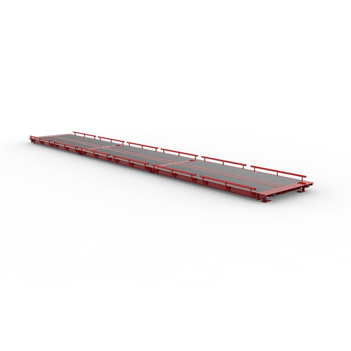 Truck scale with gray base