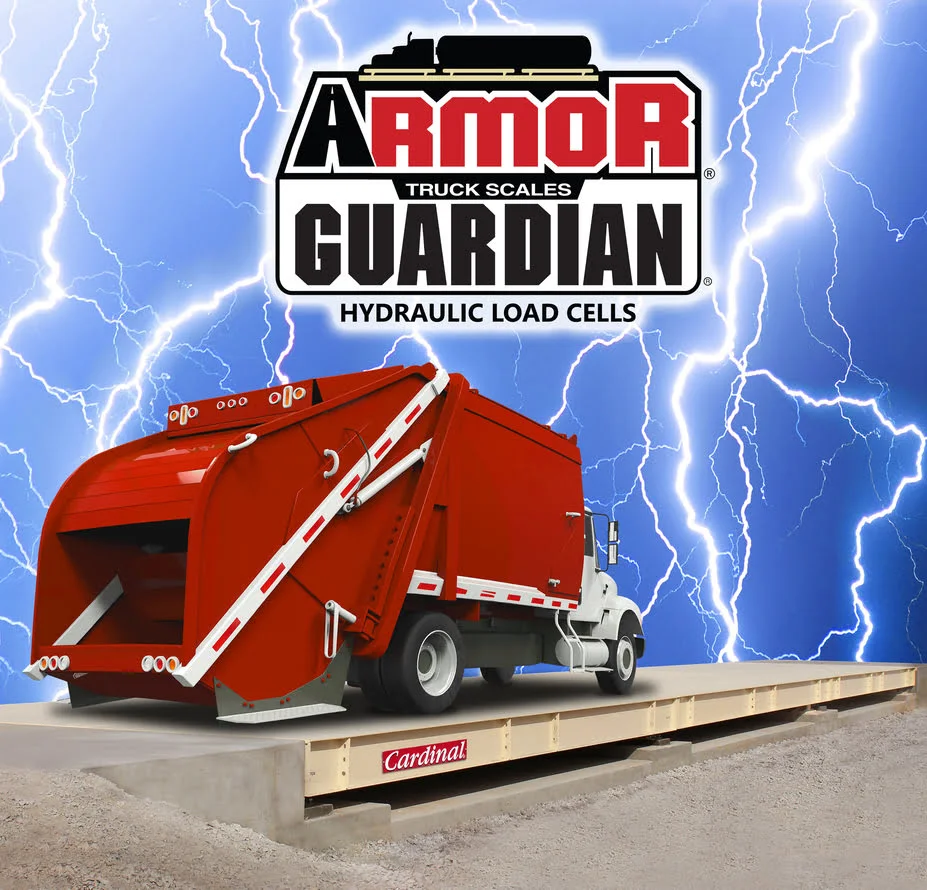 ARMOR Steel Deck Truck Scales with Guardian Hyrdaulic Load Cells
